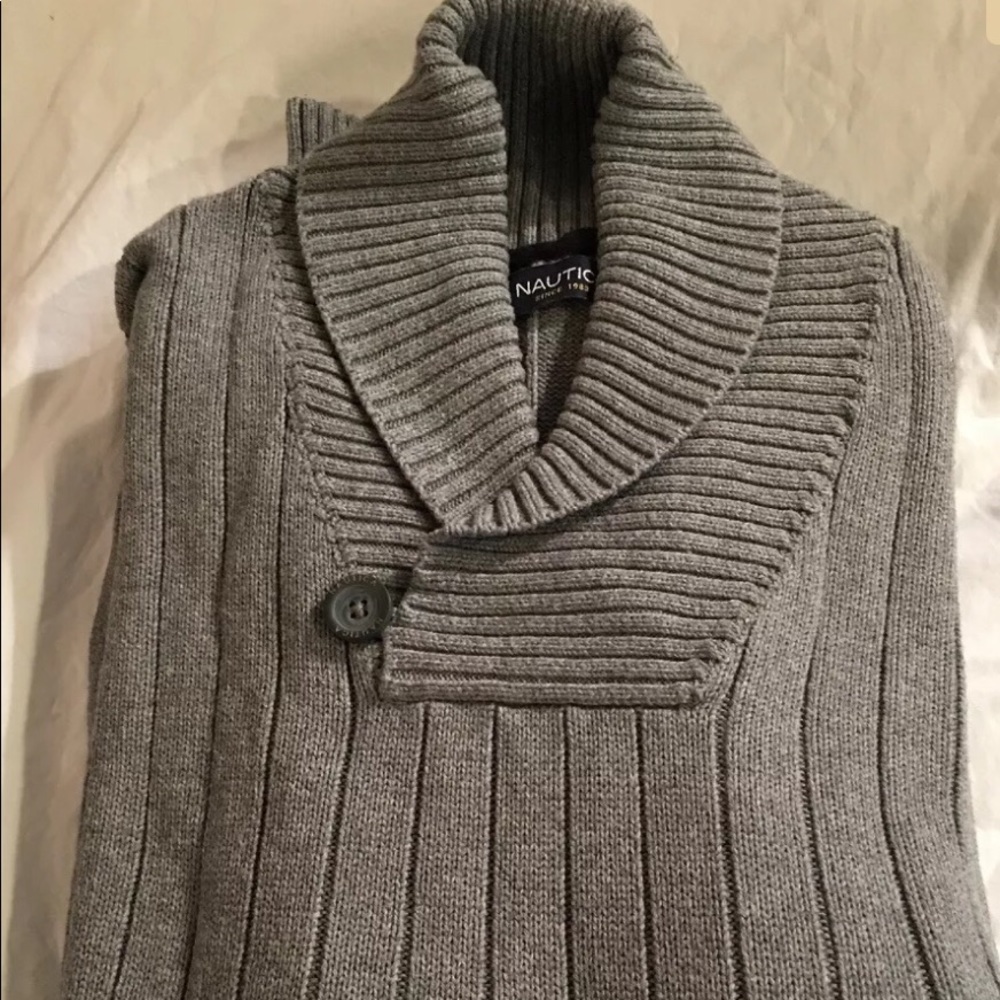 Men’s Nautical Sweater Large gray